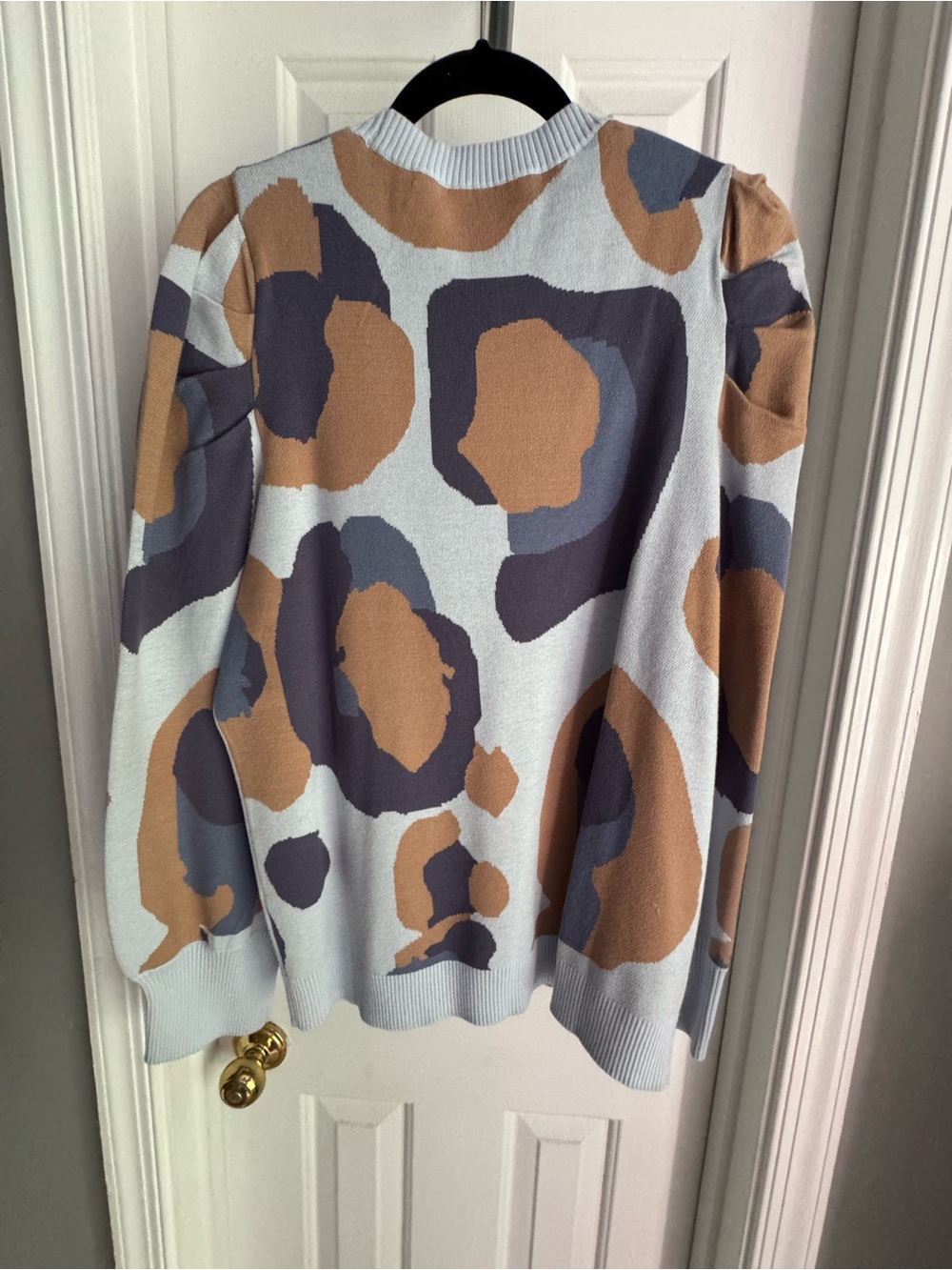 Emily McCarthy Julia Sweater in Classic Spot Cheetah, XL - Picture 4 of 4